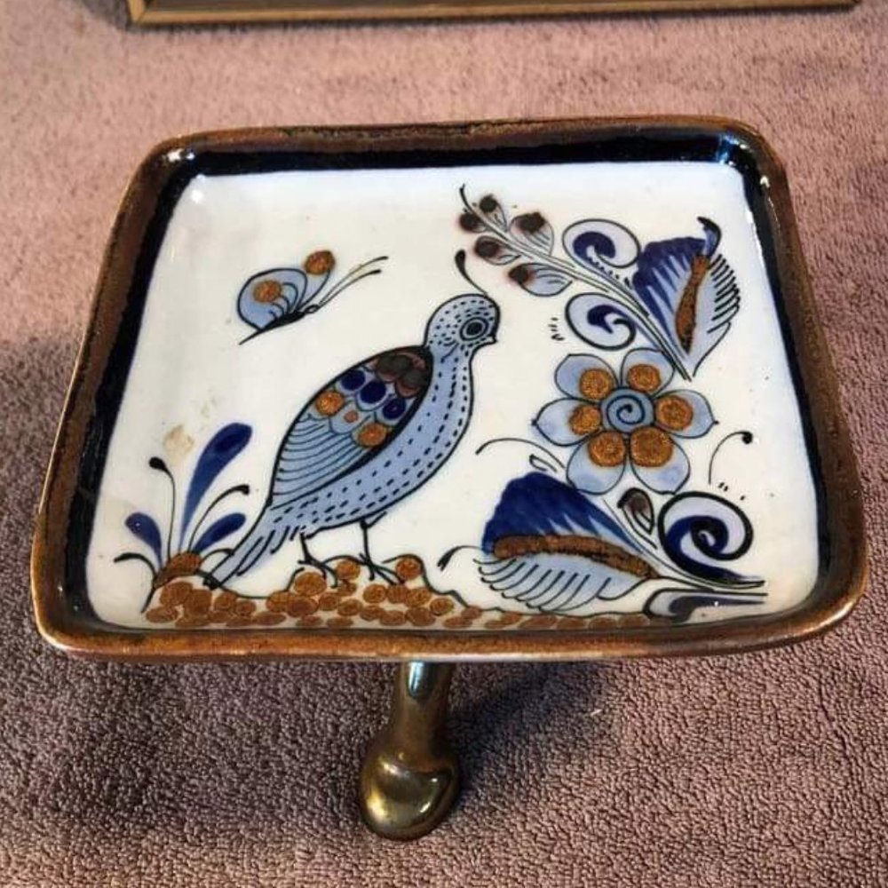 Mexican pottery - Ken Edwards El Palomar Trivet Tray - Picture 2 of 5